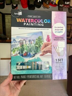 DIY Kit - The Art of Watercolor Painting - Brand New - Arts & Crafts Activity